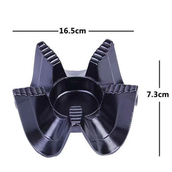 Meikejie alcohol stove commercial catering store volcanic alcohol stove bottom bracket volcanic stove heating base home home black stackable volcanic stove 1 inch