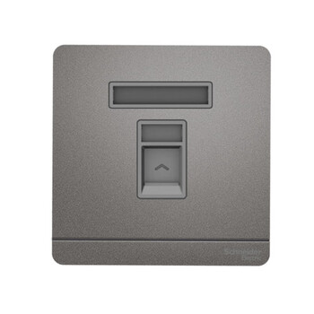 Schneider electric yishang series nebula gray single-linked category 5e information socket with protective door e8331rjs5_cg_c1 single-link category 5e information socket yishang nebula gray