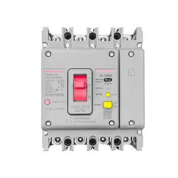 Delixi air switch with leakage protection cdm3l-160a250a400a three-phase four-wire plastic case circuit breaker leakage protection 4p 160a