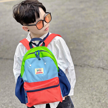 Kindergarten small schoolbag children's lightweight anti-lost boy's backpack boy's cute travel backpack for baby girl trendy large red