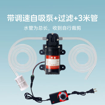 12v water pump mini high suction self-priming pump micro water purifier pure water dispenser high power dc booster pump with speed regulating self-priming pump filter 3 meters pipe