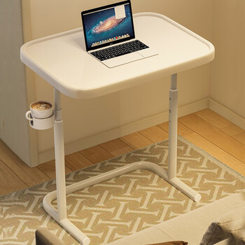Shanshan wood art bedside table movable lift computer table home bedside simple sofa side bedroom desk folding small table
