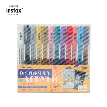 Instax x touchmark diy accessories 12-color acrylic markers