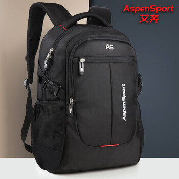 Aspensport large capacity backpack, junior high school and high school student school bag, travel computer bag