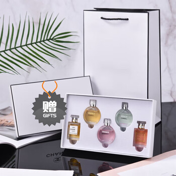Ch fragrance anel perfume q version sample counter encounter coco ms. n5 azure gabrielle gift box set classic encounter coco no. 5 five-piece set 5ml