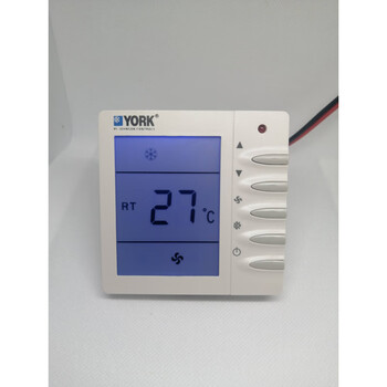 York water central air conditioning thermostat lcd three-speed switch fan wire-controlled coil panel tms-2000db heating and cooling type (brand relay)