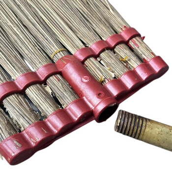 Widened and durable road broom indonesia street sweeping bamboo broom kwai broom factory sanitation household cleaning sweeping 10 ordinary widened with bamboo pole