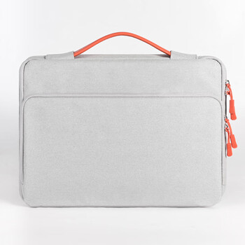Calculat&keen laptop bag is suitable for apple 16 macbook air 13.3 pro 14 lenovo xiaoxin 13 inner sleeve bag 15 gray full opening + tie rod strap _one side airbag and one side fluffy shockproof 13.3 inches