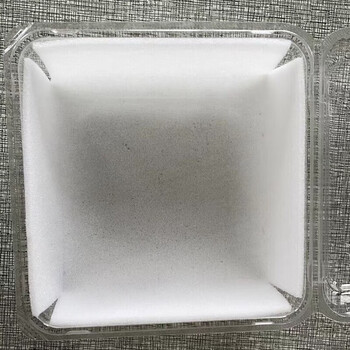 Sponge gasket cushioning black and white medium and high density sponge custom sliced thick and thin sponge gasket fruit packaging luggage lining shock-proof and anti-collision plastic box 24*24*0.3 cm 200 pieces