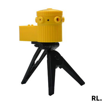 Miyi customized laser level with bracket multifunctional line caster line puncher can rotate home level laser level - black bracket with led light