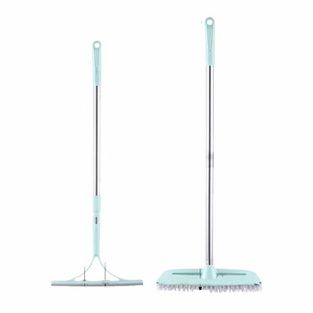 Sensitive multifunctional cleaning brush floor brush bathroom floor brush long handle toilet bathroom cleaning tiles without dead corners wiper long handle hollow floor brush