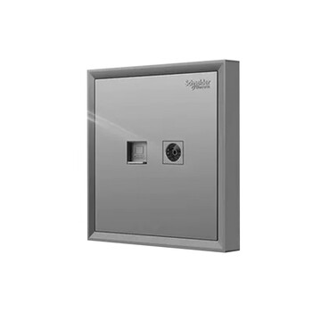 Schneider hao lang series fluorescent gray tv category 5e information socket c2e32tvrj5_sl_c1 tv category 5e information socket haolang fluorescent gray