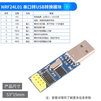 Zave nrf24l06+ wireless transceiver module nrf24l01 serial to usb conversion module