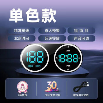 Sulianxing new year new 2025 electronic dog head-up display speed radar intelligent voice broadcast gps beidou standard version single color driving light national warning