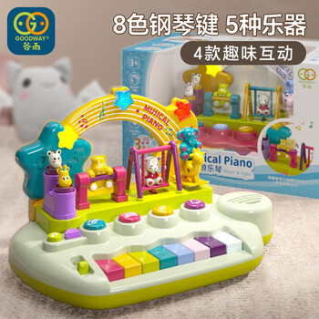 Guyu (goodway) children's electronic keyboard toy baby early education piano girl musical instrument 1-3 years old 2 baby music enlightenment birthday gift