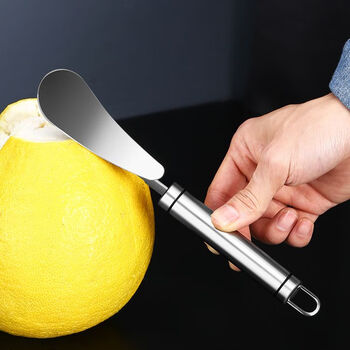 He jiagong's grapefruit artifact, stainless steel household grapefruit peeler, fruit peeling pomegranate tool, orange peeler, 2 pieces in total