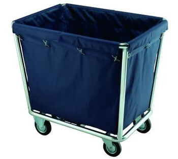 Guest room linen cart bag hotel hotel thickened service trolley clothes delivery cart room entrance cart linen bag jiangxi province free shipping (tapered cart)