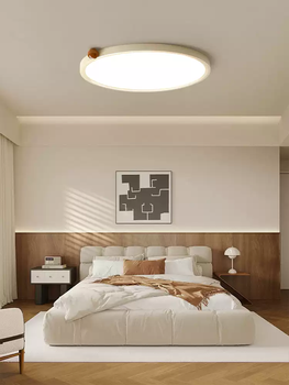 Zhong zhanggui ultra-thin seamless cream style ceiling lamp bedroom lamp high-end french medieval master bedroom lamp study children's room lamp