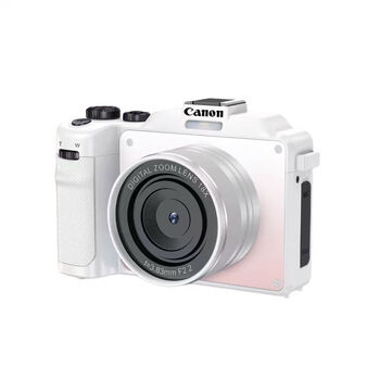 Canon ccd digital camera high-definition front and rear dual camera 9600 pixels can take selfies student party travel girl gift white ordinary lens package one 32g can store about 3000 photos one battery