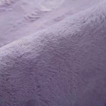 Yusenyi italian-style imitation rabbit fur carpet, living room, bedroom, coffee table, bedside, machine washable, customizable, thickened plush, short hair, gray purple, 80x200 cm