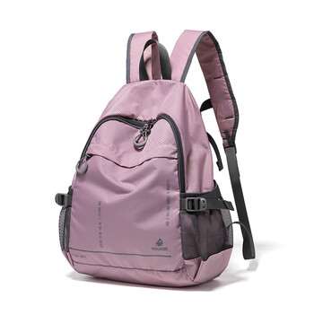 Fouvor outdoor backpack mountaineering bag women's 2025 new lightweight travel backpack short-distance travel school bag lotus pink