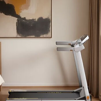 Treadmill g1 slimming and fitness home foldable small-sized mobile smart silent shock-absorbing walking white upgrade to increase heart rate and nfc