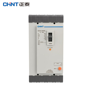 Chint (chnt) plastic case circuit breaker three-phase four-wire plastic case leakage circuit breaker dz15le-100/2901-100a-50ma 4p 100a