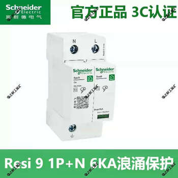 Schneider r9 series 1p+n6ka surge protector 3p+n10ka surge lightning protector 1p+n6ka