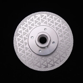 Diamond grinding disc, baby's breath slicing and grinding disc, new 4-hole m14 flange, angle grinding disc, cutting, grinding and polishing, new baby's breath 100mm silver