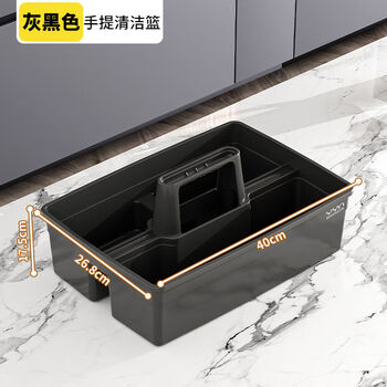 Beyzk hotel restaurant food collection truck multi-functional wheeled commercial canteen catering cleaning truck large capacity large garbage truck gray black portable cleaning blue can be used as a lid - with 60l bucket