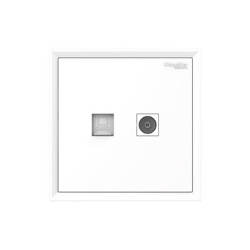Schneider hao lang series qing ya white tv category 5e information socket c2e32tvrj5_we_c1 tv category 5e information socket hao lang qing ya white