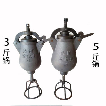 Old-fashioned popcorn machine pot commercial electric fully automatic traditional hand-cranked popcorn cannon dry jumping chicken and chestnut puffing machine 5 catties single pot (with pressure gauge)