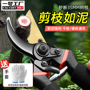 No. 1 factory gardening shears, pruning shears, powerful thick branch shears, special pruning tools for fruit trees and bonsai, golden eagle beak hand guard