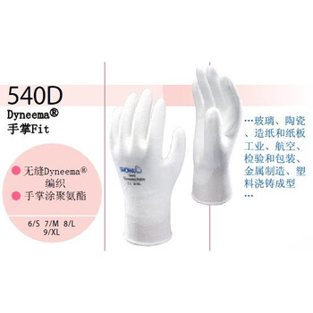 Shanghe gloves pu coated anti-slip and anti-cut glass processing gloves code