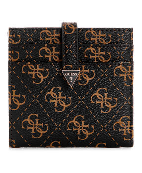 Guess wallet brown logo brown logo one size