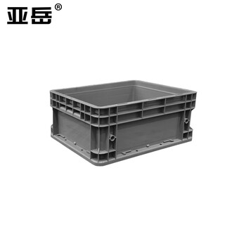 Yayue plastic turnover box european standard eu storage box thickened logistics box auto parts organizing parts box turtle fish storage box gray 400*300*175mm for large quantities, please consult customer service for more discounts