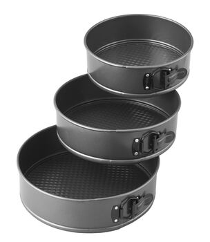 Wilton springform cake pan set 3 pieces gray 3 pc.