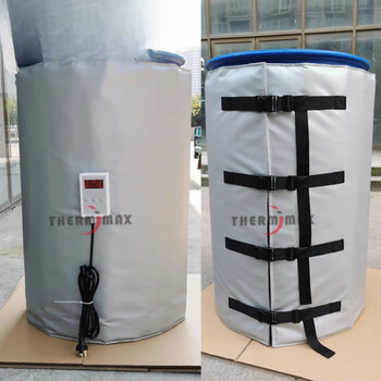 Oloey oil barrel heating blanket, industrial electric heating blanket, gas tank heating belt, ton barrel heating package heating sleeve spot direct sale 200 liter barrel electric heating blanket with digital display temperature control, all inclusive 1900 500 mm
