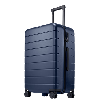 95% new mijia xiaomi suitcase 26-inch trolley case large capacity suitcase pc checked password box men's and women's leather suitcase blue