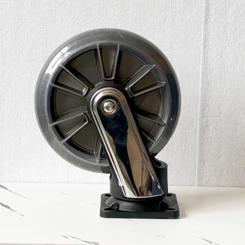 Plastic room service truck cleaning truck three-story room linen truck with door cleaning work truck 8-inch universal wheels