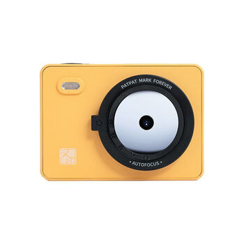 Hanyin (hprt) z5s instant camera, photo and printer all-in-one mini portable gift camera for children, basic model z5 lemon yellow, single machine + 30 pieces of photo paper