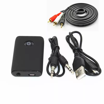 Bluetooth 5.3 audio transmitter receiver two-in-one projector 3.5mm conversion speaker b10s standard + av lotus line 5.3 version