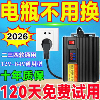 Bull battery repairer fully automatic repair genuine electric vehicle dedicated intelligent pulse activation repair charger universal