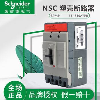 Schneider molded case circuit breaker air switch nsc100b/e 3p100a160s250s 200a 4p630a 400a 4p