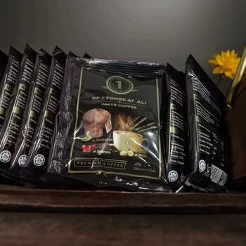 Tongkat ali genuine original malaysian herbal imported strengthened df1 natural men's instant men's 5 sachets