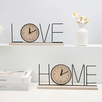 Oemg clock ornaments ins style desktop desktop display high-value small silent creative living room clock clock home home clock