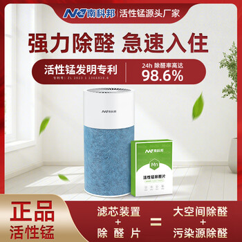 Nankebang active manganese formaldehyde removal filter element for new homes, professional formaldehyde removal, powerful formaldehyde scavenger purifier artifact, simple purifier, formaldehyde removal tablet (upgraded fan)