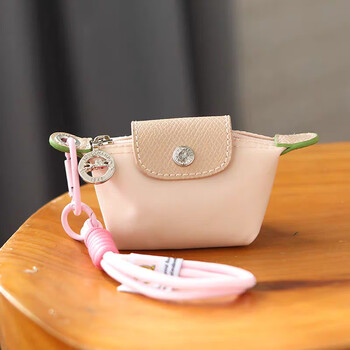 Shu guo er nylon dumpling bag lanyard mini ladies creative color matching coin purse mini coin purse dumplings environmentally friendly lotus root powder