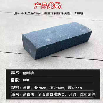 Yusenyi brown corundum grinding wheel under-blade whetstone blunt knife opening kitchen utensils repair blade gap household iron coarse grinding whetstone (thickened) grinding wheel whetstone one size