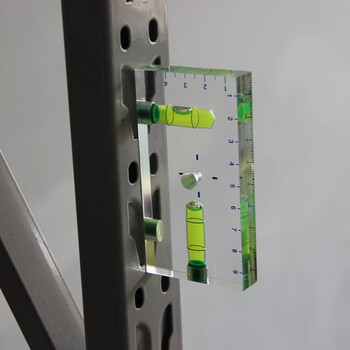 Zanlutong fully transparent t-type level 9513 two-way integrated small household mini level bubble level fully transparent t-type 95 magnetic green water